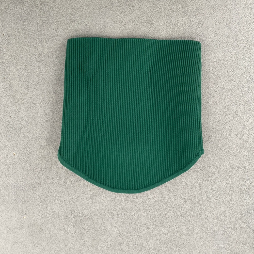 Forever 21 Green Ribbed Tube Top Strapless Knit Medium